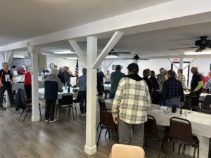 Meals start with the Pledge of Allegiance